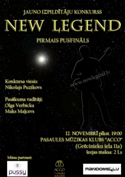 Konkursa "New Legend" pirmais pusfināls